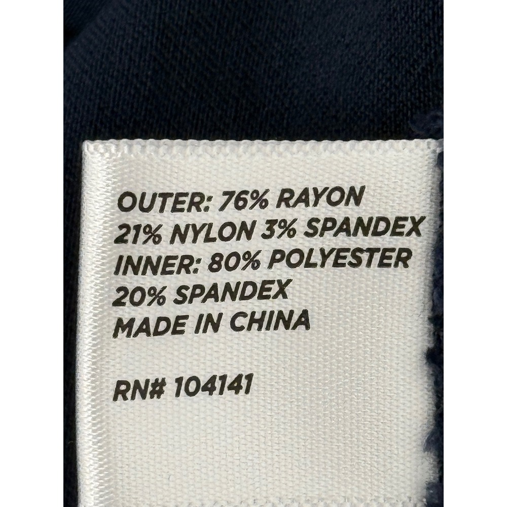 Lady Hagen Womens Navy Blue Golf Skort Built-in Shorts Pockets Sz L - Picture 9 of 11